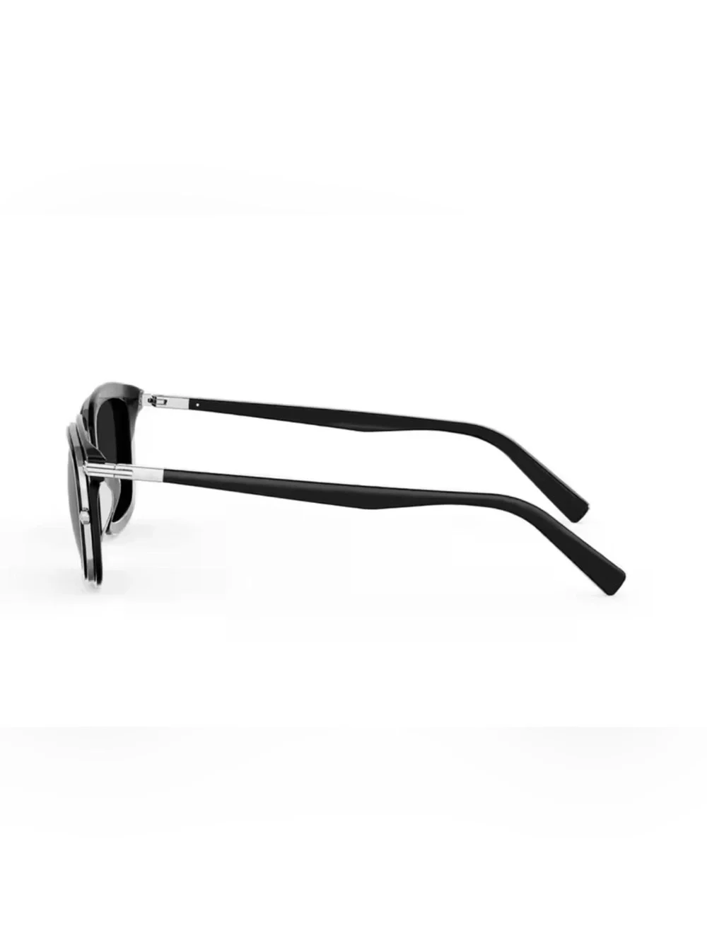NEW Dior DiorBlackSuit S18U 13A0 Men's Black Rectangle Sunglasses Gray 53-20-145